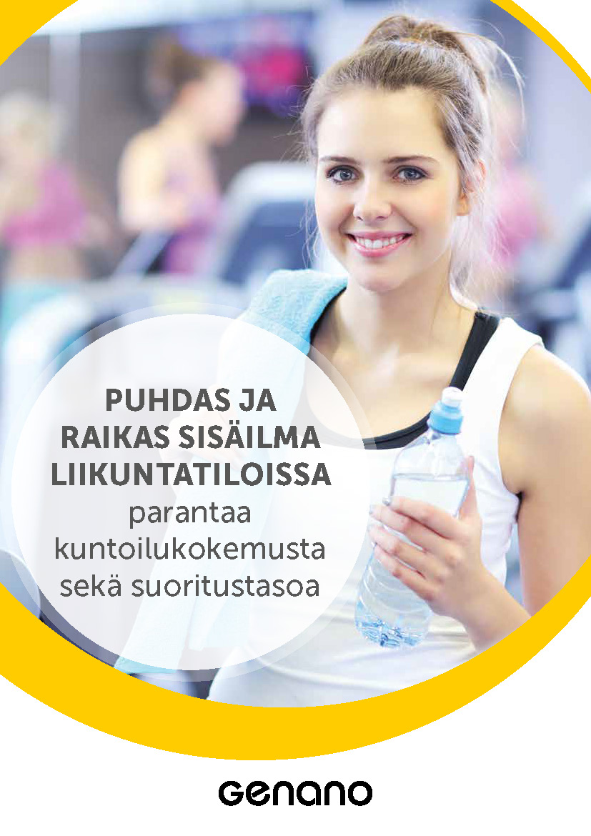 Puhdasta ilmaa liikuntatiloissa
