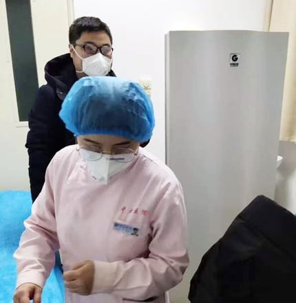 genano air decontamination coronavirus china hospital