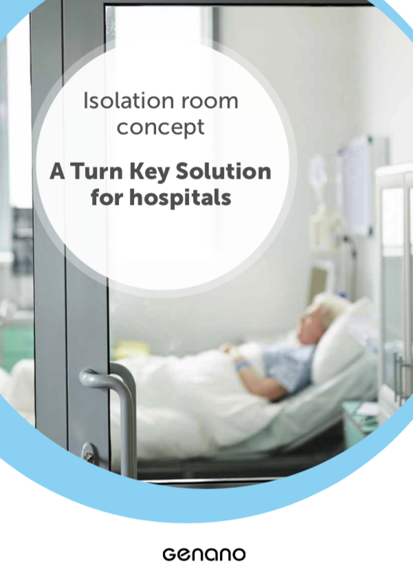 isolation room concept brochure front page