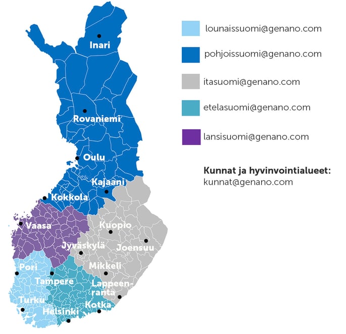 suomenkartta genano myynti 2022