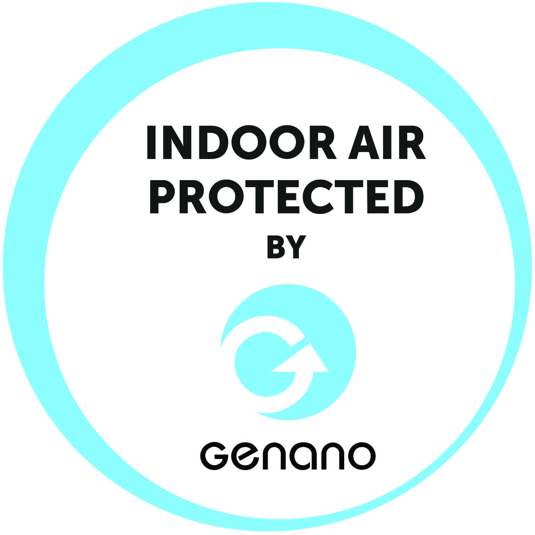 Indoor air protected by Genano